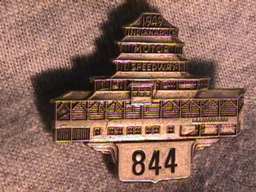 1949 Pit Badge
