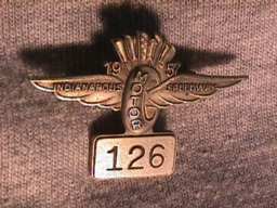 1957 Pit Badge