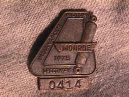 1975 Pit Badge