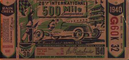 1940 Ticket