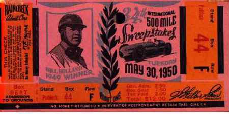 1950 Ticket