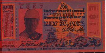 1952 Ticket