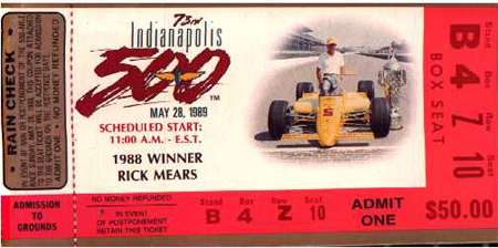 1989 Ticket